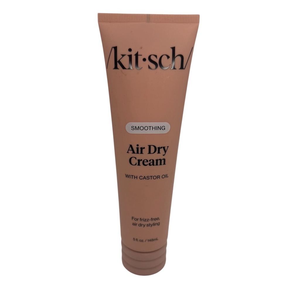 Kitsch Smoothing Air Dry Cream with Castor Oil Sugared Amber Scent 5oz New